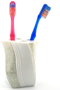 toothbrush in a cup r