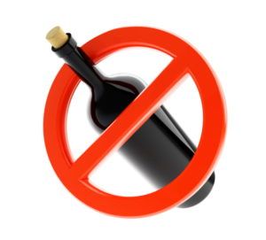 No alcohol sign