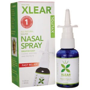 saline xylitol nasal spray nose rinse