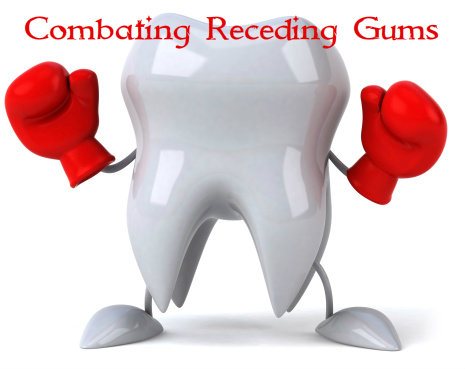 Comabting receding gums